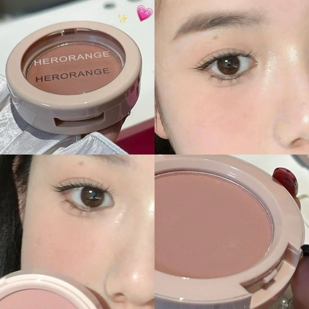 M476 Herorange พาเลทบลัชออน เนื้อแมท สีสวย เนื้อละเอียด กันน้ำ ติดทนนาน