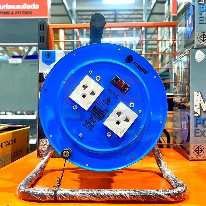 ล้อเก็บสายไฟ IEC53 (3x1.0 sq.mm.) รุ่น MN310T ขนาด 10เมตร/20เมตร TOSHINO