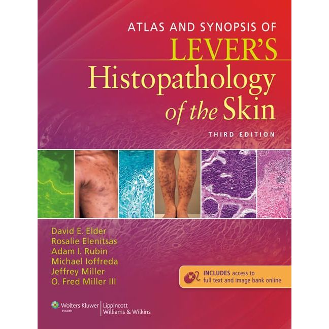 หนังสือ Atlas and Synopsis of Lever's Histopathology of the Skin ผิวหนัง ตจวิทยา dermatology histolo