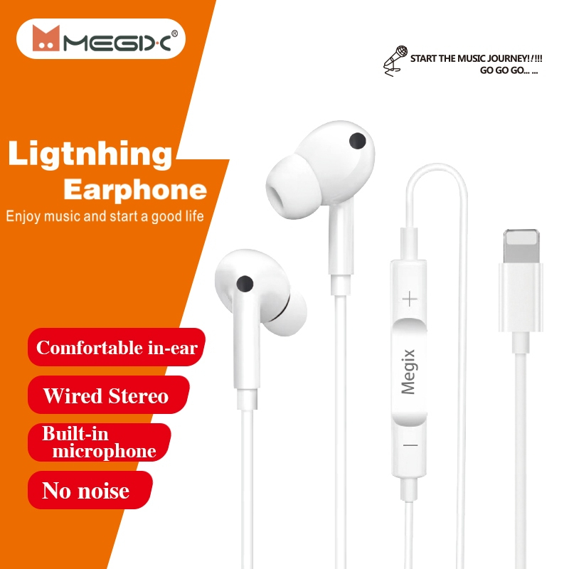 หูฟังบลูทูธ Megix E9 หูฟัง ไมโครโฟนชัด ช่องทางซ้ายและขวา ต้องใช้บลูทูธ