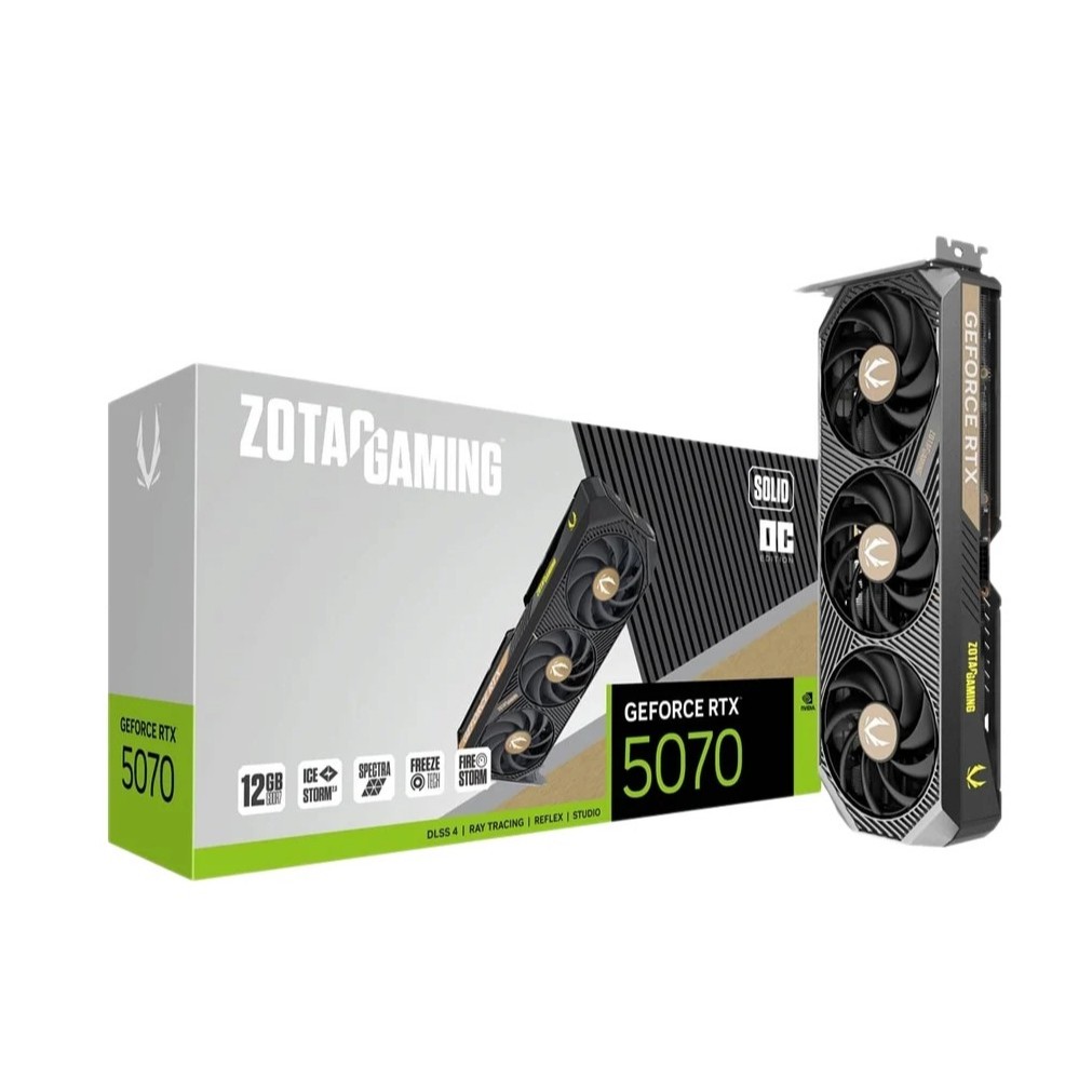 ZOTAC GAMING RTX 5070 SOLID OC 12GB GDDR7