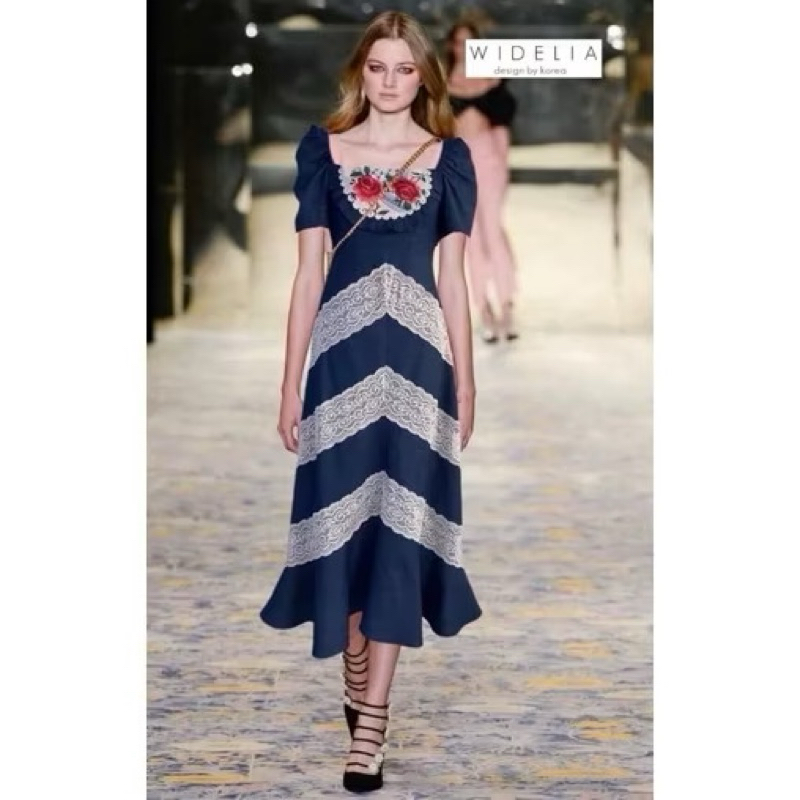 เดรสยีนส์ ป้ายบน sz.L มือ 1 ป้ายห้อย ป้าย wideria@real