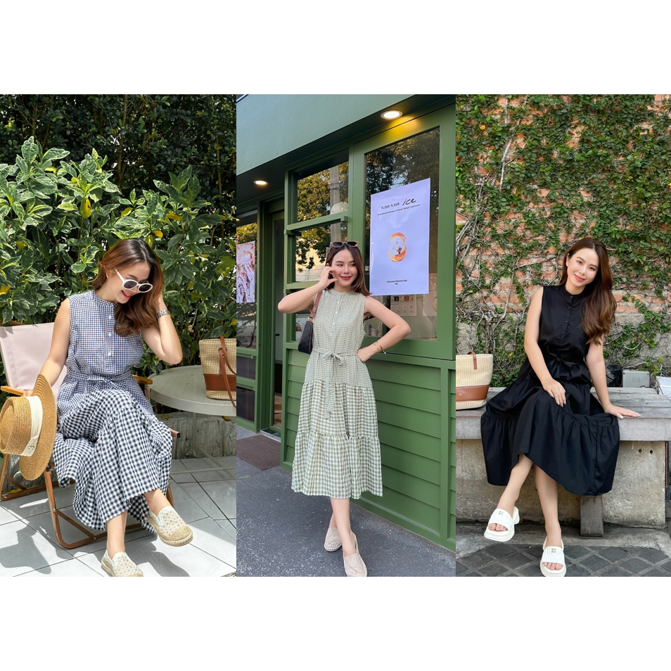 Chic No.9 : Dress - Scotti Girl**ตาราง Size เลื่อนดูที่รูปภาพน้า