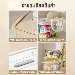 CONY กล่องเก็บของ กล่องพลาสติก 30-400L มีล้อ ความจุสูง สีโปร่งใส ใช้เก็บของ เก็บเสื้อผ้า แบบอเนกประส