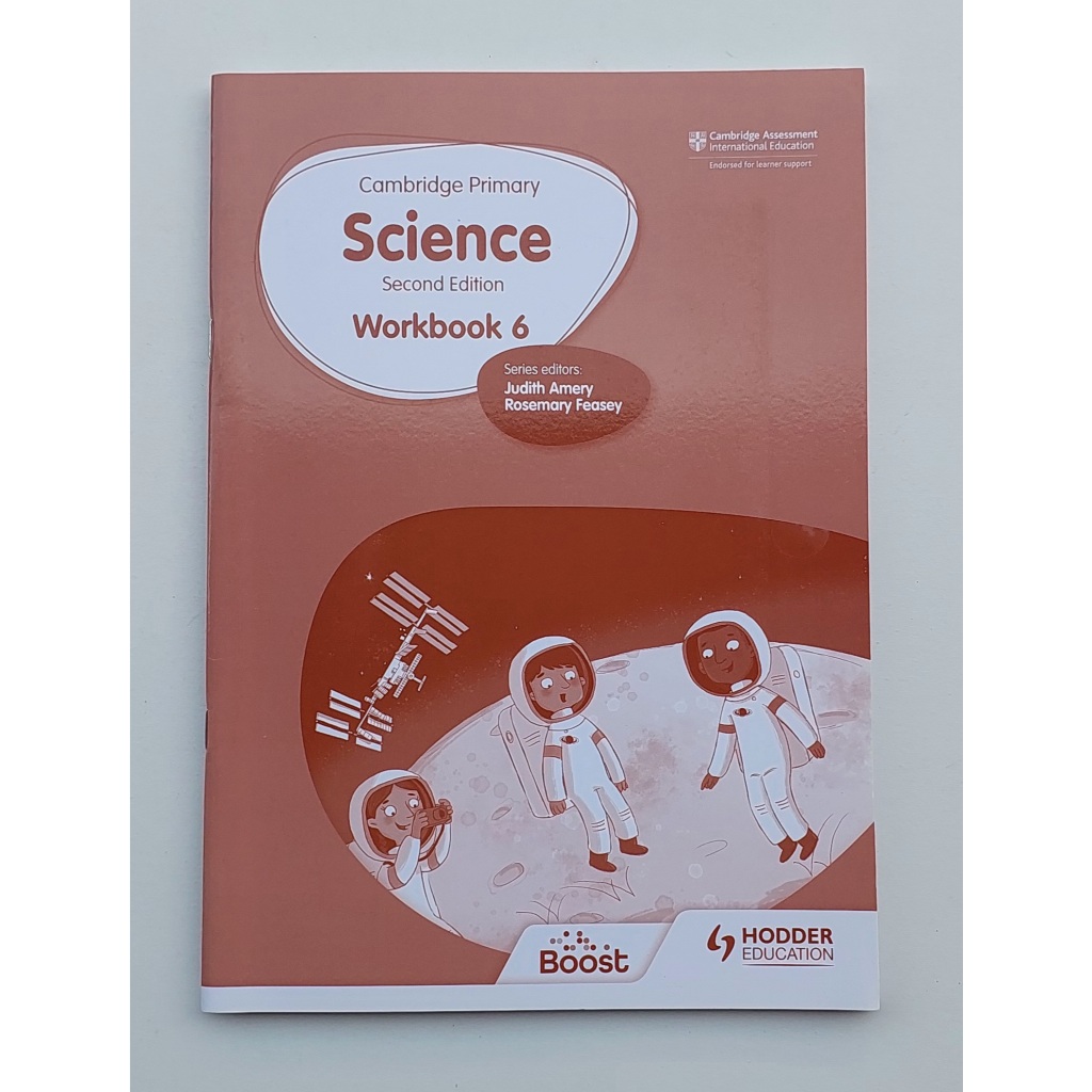 หนังสือ แบบฝึกหัด วิทยาศาสตร์6 Hodder Cambridge Primary SCIENCE Workbook6 80Page