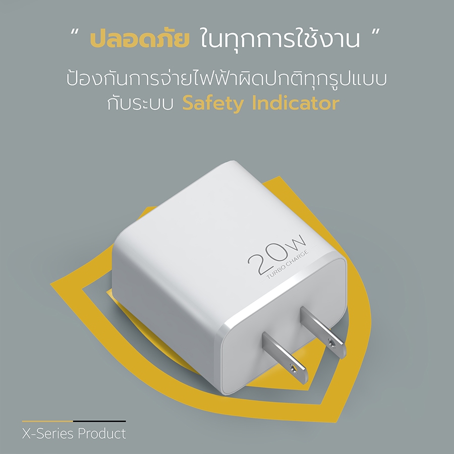 ENYX [ยาว 2M] สายชาร์จ C-3X PD 20W Type-C to L ชาร์จเร็ว Fast Charge หัวชาร์จ USB-C Cable สำหรับ IP - รูปที่ 6
