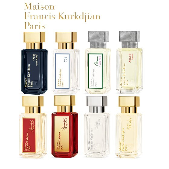 MFK Maison Francis Kurkdjian 35ML - Baccarat Rouge 540 / Amyris homme / Aqua Universalis / Gentle fl