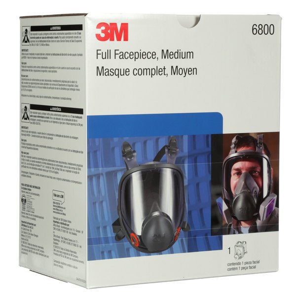 3M หน้ากากเต็มหน้า 6800 ขนาดกลาง Full Face Mask 6800 Medium
