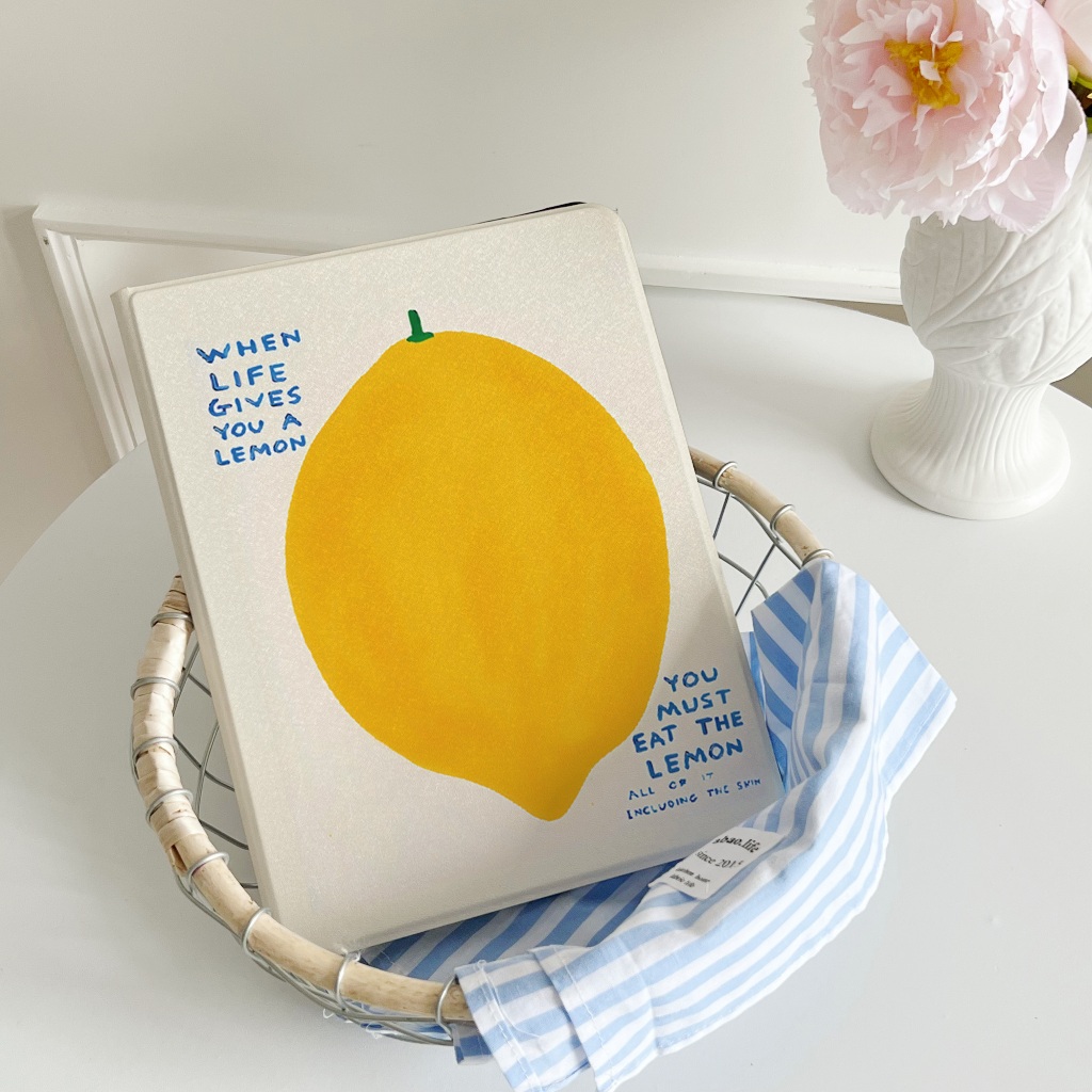 🚀จัดส่งทันที🚀เคสไอแพด มะนาว Gen9 Pro13 2024 Air7/6 11 Pro11 Gen11/10 สไตล์เรียบง่าย คสipad Gen6 Air5