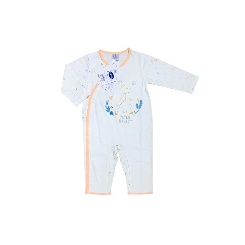 Enfant X Peter Rabbit ชุดนอนรอมเปอร์ กระดุมสแน๊ปหน้า สำหรับเด็กอายุ 3เดือน-6เดือน