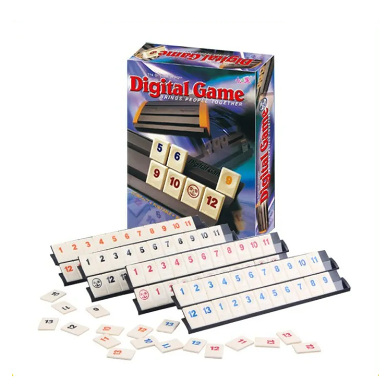 Rummikub Rummy Digital Card Board Game Puzzle Family Party Parent-child Education Boy Girl Toy Gift(