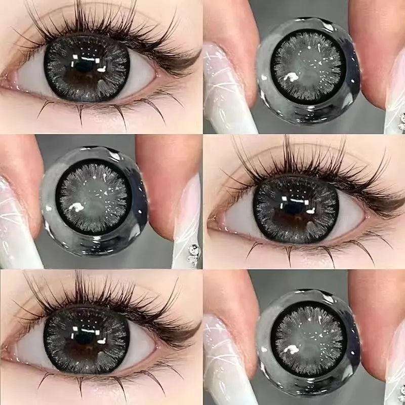 💄[0°~-600°] Midroo 🎀[แถม 2 gift❗] บลิงบลิงๆ ตาประกาย รุ่นแฟชั่นขายดี Black/Grey/Brown-14.5mm รายเดือน🔥