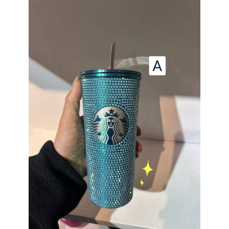 แก้วเก็บอุณภูมิลายเพชร ขนาด 650 ml พร้อมส่ง