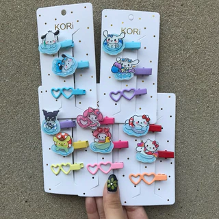 A1273 กิ๊บแผง 3 ตัว ราคาส่ง 10บาท ลายการ์ตูนใหม่ล่าสุด ราคาส่งตั้งแต่แผงแรก พร้อมส่งในไทย