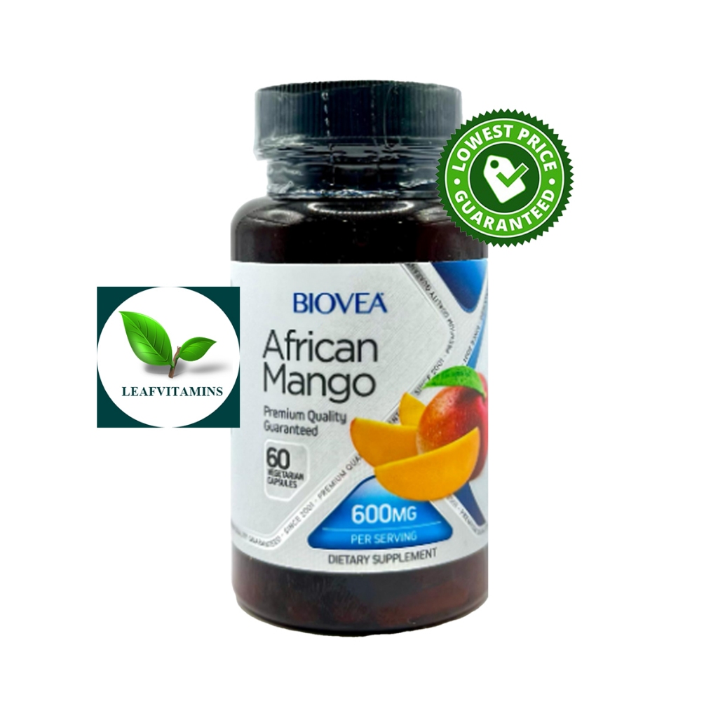 BIOVEA AFRICAN AFRICAN MANGO 600mg 60 Vegetarian Capsules