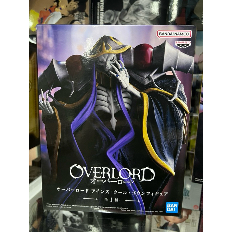 (มือ1/แท้💯)Bandai(บันได) BANPRESTO OVERLORD AINZ OOAL GOWN FIGURE