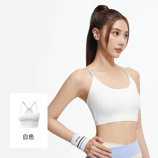 เสื้อบราโยคะ SportBra สปอร์ตบราออกกำลังกาย สายเดี่ยวไขว้หลังสายทูโทน ทรงใหม่สวยใส่สบายทรงสวย บราเย็บติด JYMN068