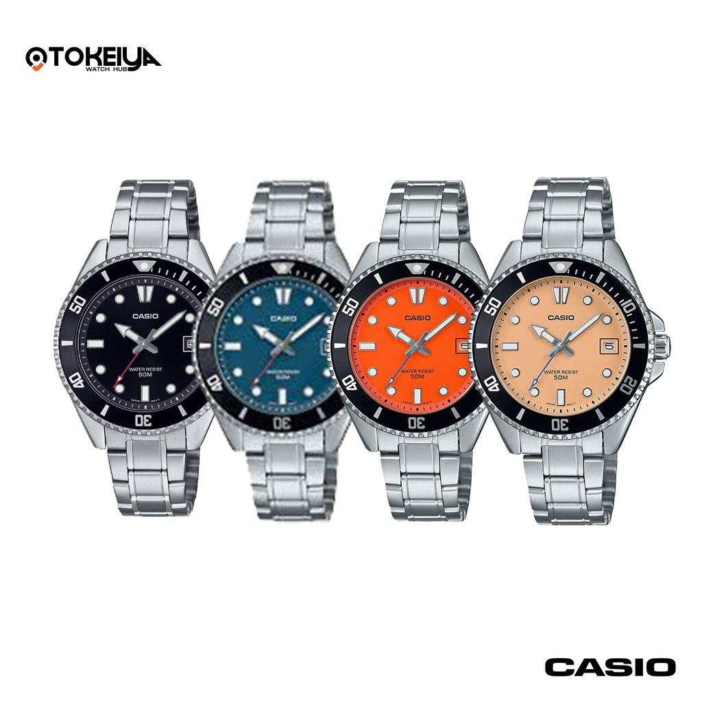 Casio Standard นาฬิกาข้อมือผู้หญิง รุ่น MDV-10D สินค้าใหม่ ของแท้ มีใบประกัน