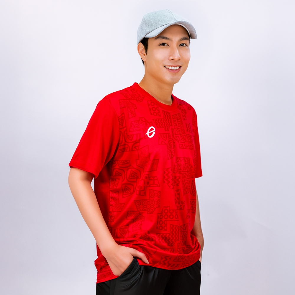 EG1024 เสื้อฟุตบอลคอกลมพิมพ์ลายแขนสั้น EGO SPORT
