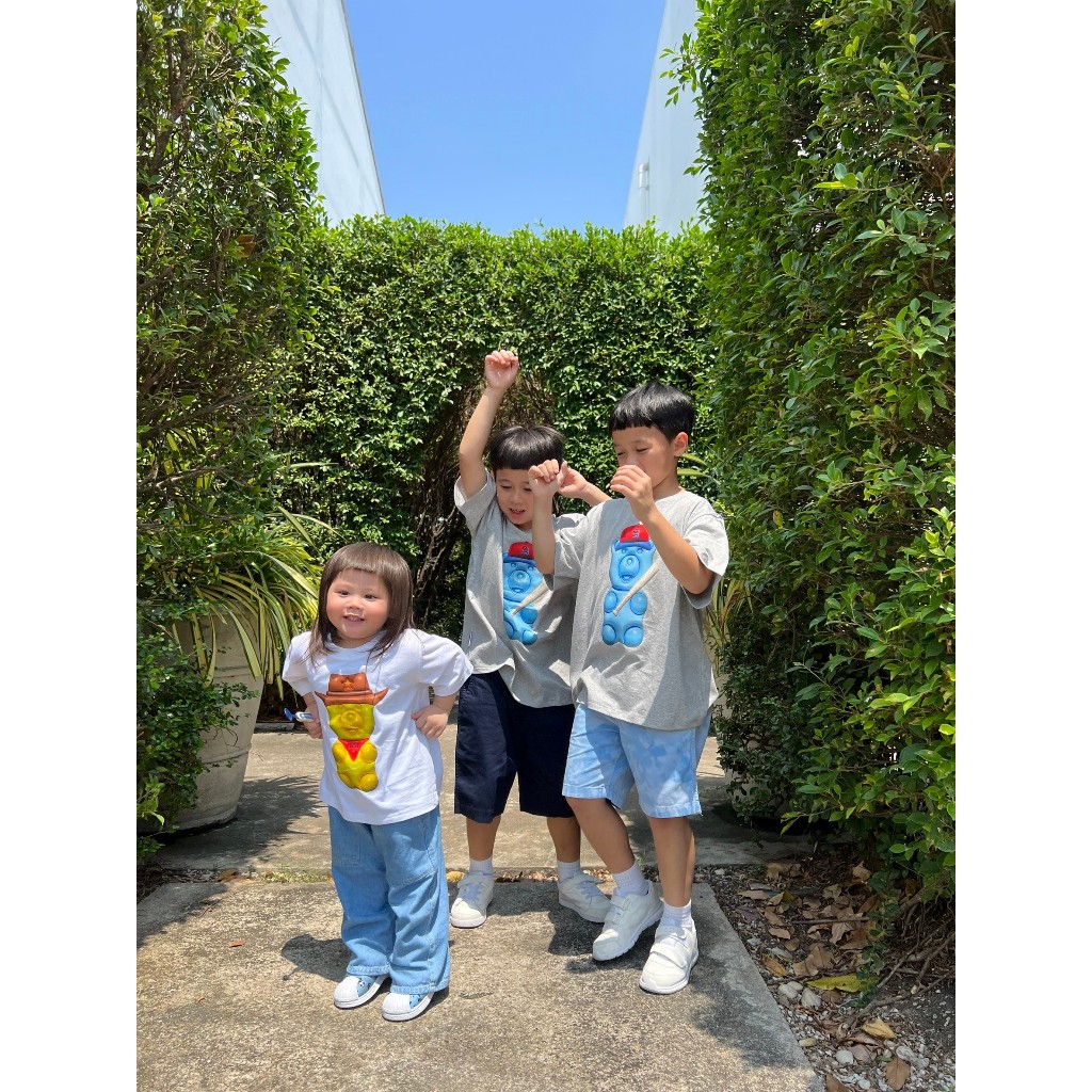 (DROP 7) BASEBALL BEAR TEE (KIDS) - รูปที่ 5