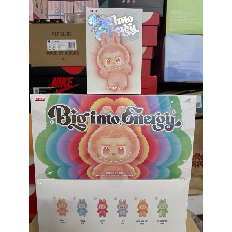 🚚…พร้อมส่ง Labubu V3 Big into Energy Series-Vinyl Plush Pendant แบบสุ่ม สินค้าแท้ 100% จาก popmart