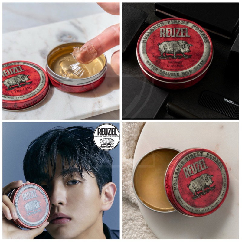 (พร้อมส่ง/ของแท้) REUZEL RED POMADE ช่วยจัดทรงผมทุกสภาพเส้นผม และเพิ่มประกายเงางาม สูตรน้ำ
