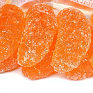 เยลลี่กลีบส้ม รสส้มเข้มข้น เคลือบน้ำตาล อร่อยหนึบหนับ 500 กรัม