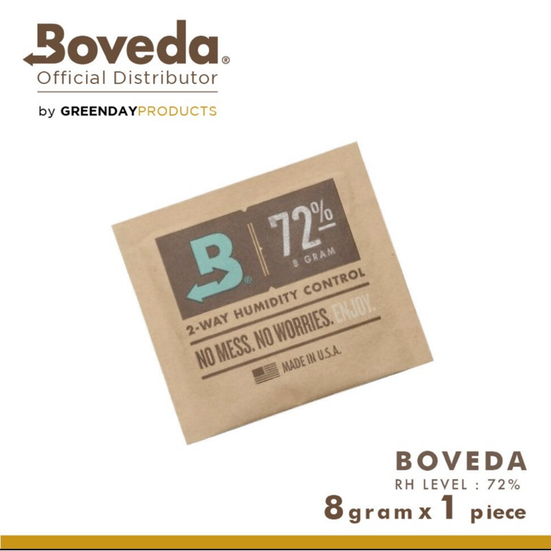 Boveda 2 way Humidity control ( RH: 72%) 8grams x 1piece (Made in USA)