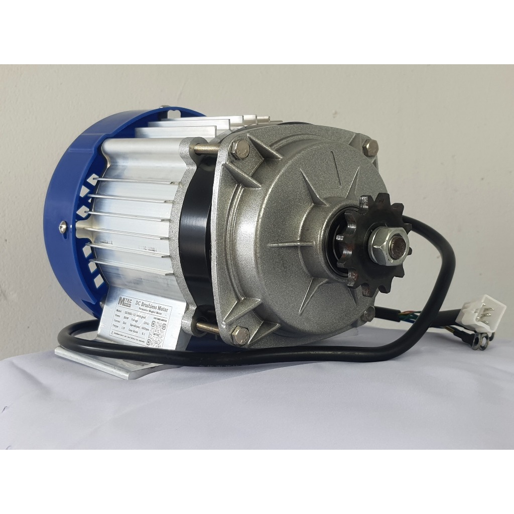 มอเตอร์บัสเลสเกียร์ 350W 12V DC MTEC รุ่น ZX350G-12 (พร้อมกล่องคอนโทรล)