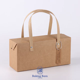 Baking barn กล่องของขวัญ ของฝาก ของชำร่วย ใส่ขนม กล่องกระดาษสีน้ำตาล Gift box