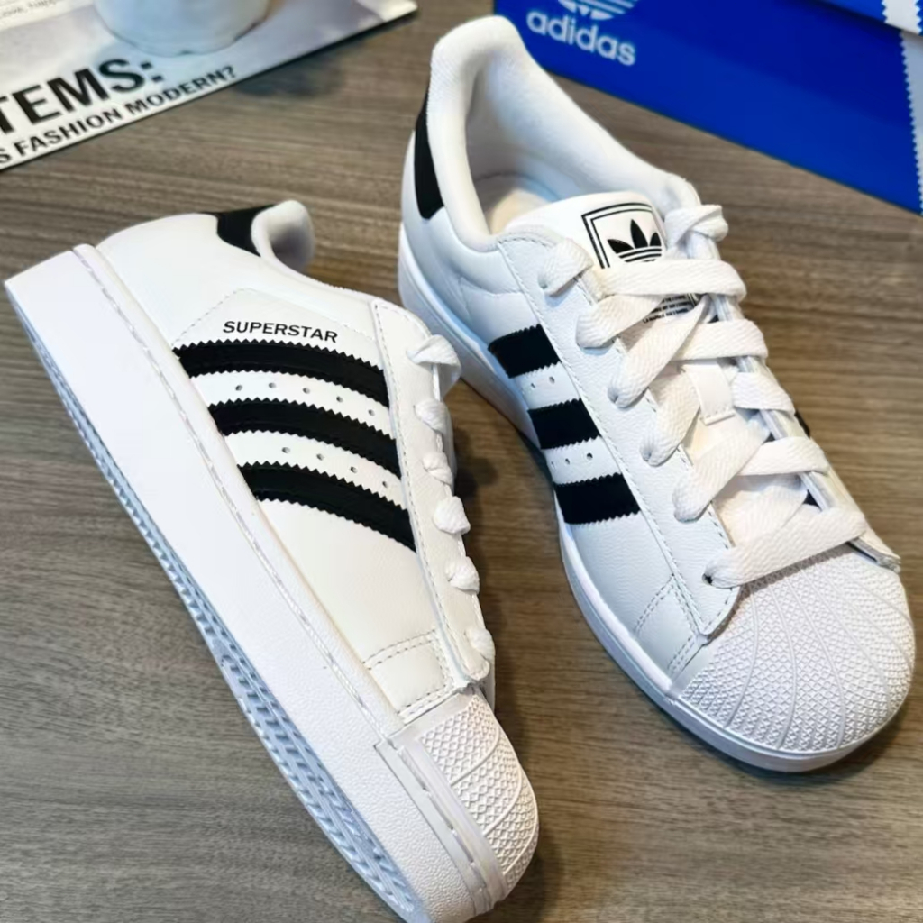 รองเท้า Adidas Superstar 2 สำหรับผู้ชายและผู้หญิง สไตล์แฟชั่น ทันสมัย