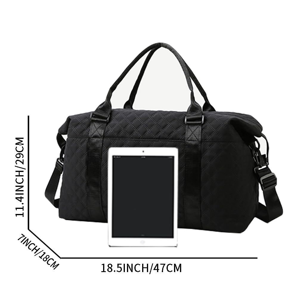 สุภาพสตรีกระเป๋าสะพายขนาดใหญ่ Tote Bag กระเป๋ายิมสำหรับผู้หญิง กระเป๋าวันหยุดสุดสัปดาห์สำหรับผู้หญิง