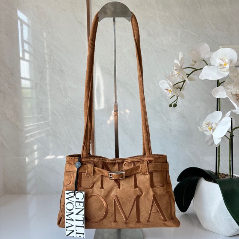 SUEDE BALLERINA BAG GentleWomen