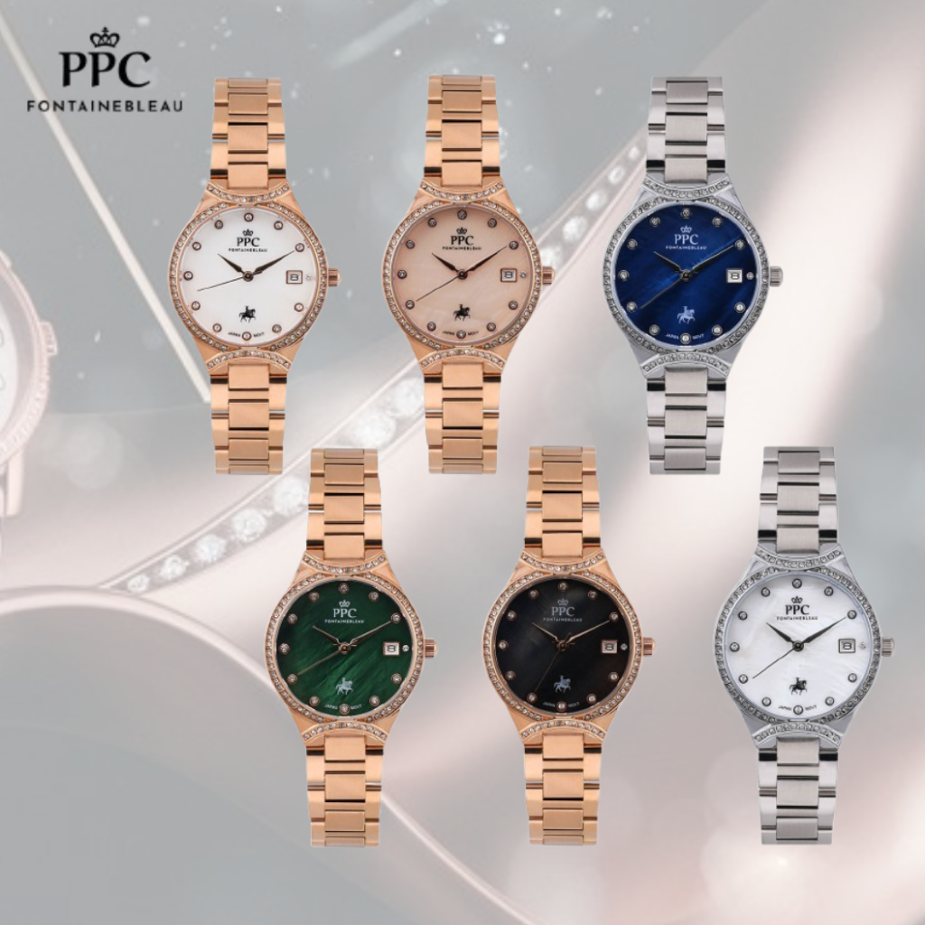 PARIS POLO CLUB รุ่น PPC-DG07 นาฬิกาข้อมือผู้หญิง นาฬิกา Paris Polo