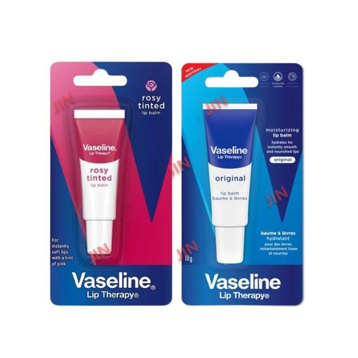 Vaseline วาสลีน ลิป เทอราพี โรซี่ ทินท์ ลิปบาล์ม 10 กรัม