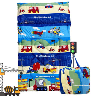 ที่นอนเด็กอนุบาลรุ่นจัมโบ้ 85x140 cm. ใย1ชั้น พกพาง่าย⚡️