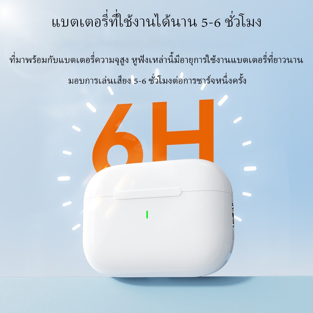 GOOJODOQ J206 หูฟังบลูทูธ หูฟังไร้สาย A5 หูฟัง Bluetooth 5.3 พร้อมไมโครโฟนในตัว เสียงดี ลดเสียงรบกวน