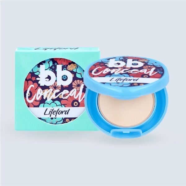 Lifeford CC silky Power ไลฟ์ฟอร์ด แป้งซีซี / BB Conceal Power แป้งบีบี SPF40++ 3.5 g.