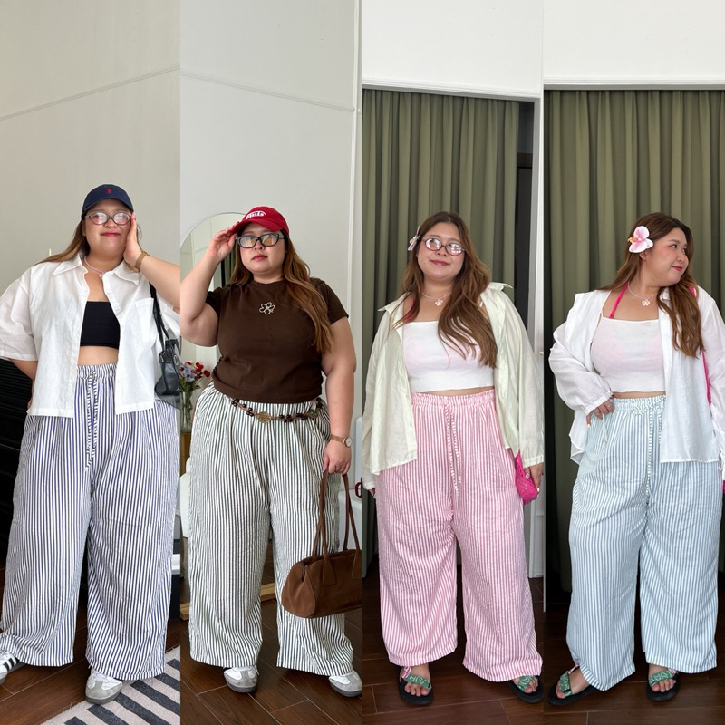 Vanika Pants กางเกงขายาวลายริ้ว | Preeyaaa