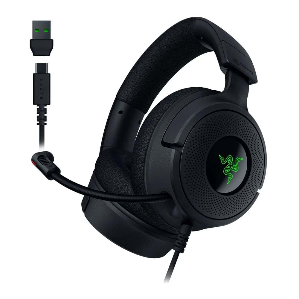 HEADSET (หูฟัง) RAZER KRAKEN V4 X (BLACK) ราคา ถูกที่สุด ดีลบีเคเค แกลเลอรีภาพที่ 2