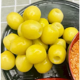พุทราไร้เม็ดดองสามรส 550กรัม เปรี้ยว เค็ม หวาน ( แถมฟรีพริกเกลือ ) พุทราดองสามรส พุทราแช่อิ่ม พุทราดองราคาส่ง พุทราเจาะ