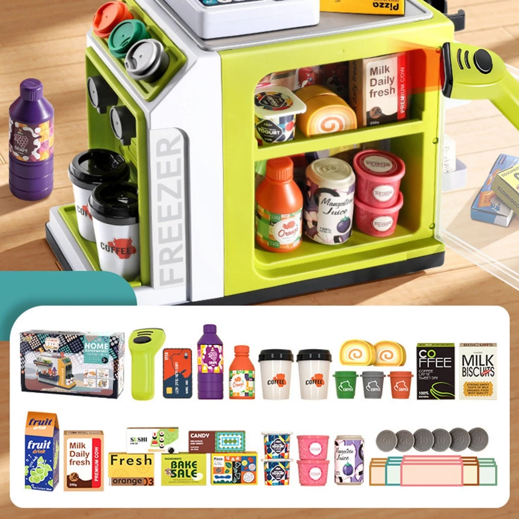 ของเล่นเด็ก Supermarket ขายของ มีไฟ มีเสียง thumbnail 4