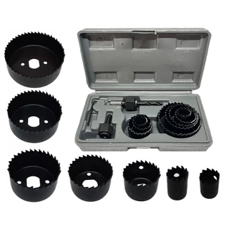ชุดโฮลซอว์ โฮลซอเจาะไม้ เจาะลูกบิดประตู 3ชิ้นและ11ชิ้น HOLE SAW แข็งแรง ทนทาน