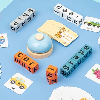 Babypartys เกมส์สะกดคำ เกมส์ปริศนา การ์ดเกม พัฒนาการเด็ก ของเล่นปริศนาฝึกสมอง ของเล่นเพื่อการศึกษา