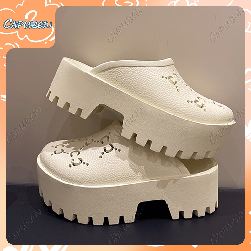 KAKAMY รองเท้าแตะแฟชั่นพื้นหนา งานดี ทรงสวย วัสดุที่ใช้มีคุณภาพ ใส่แล้วสวย หรูดูแพงสุดๆ/4.28#04