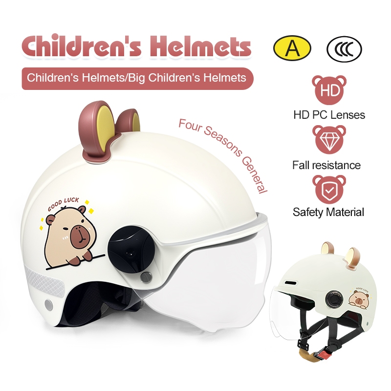 หมวกกันน็อค หมวกกันน็อคเด็ก หมวกกันน็อคครึ่งใบ ปลอดภัย หมวกผู้ใหญ่