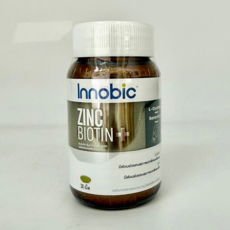 Innobic Zinc Biotin Plus 30เม็ด