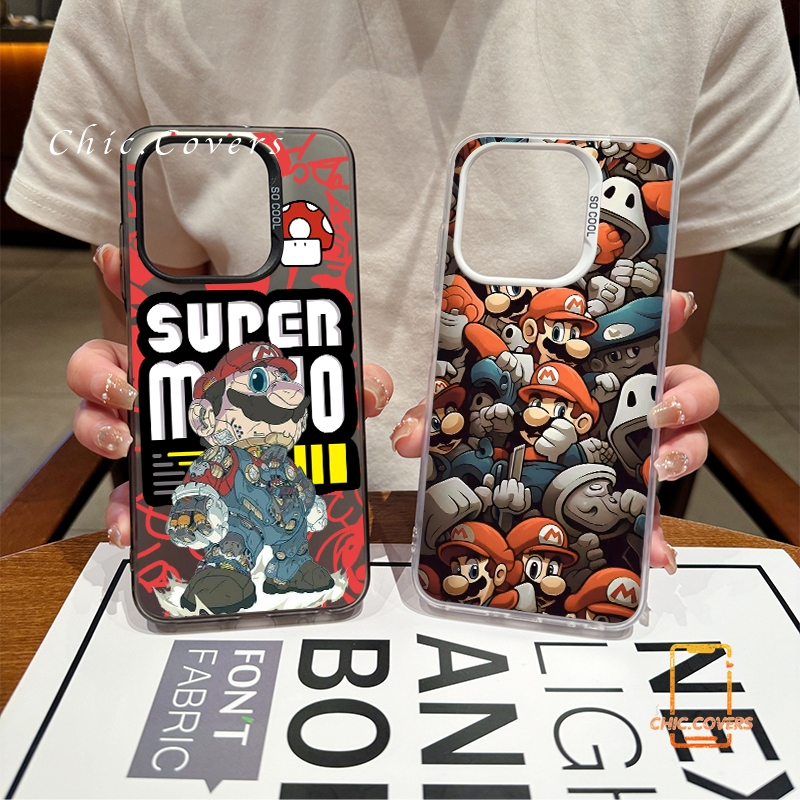 ปลอกสําหรับ พอดี Redmi Note10/10s/11/11s/12/13 pro 9 9A 9T X6 A3 A3X C65 C61 14C C75 A2 C55 10 10A 9C 9T มาริโอ