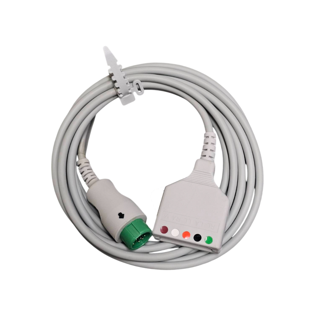 007 - สาย ECG Trunk for Mindray Compatible Compatible ECG Trunk for Mindray AHA