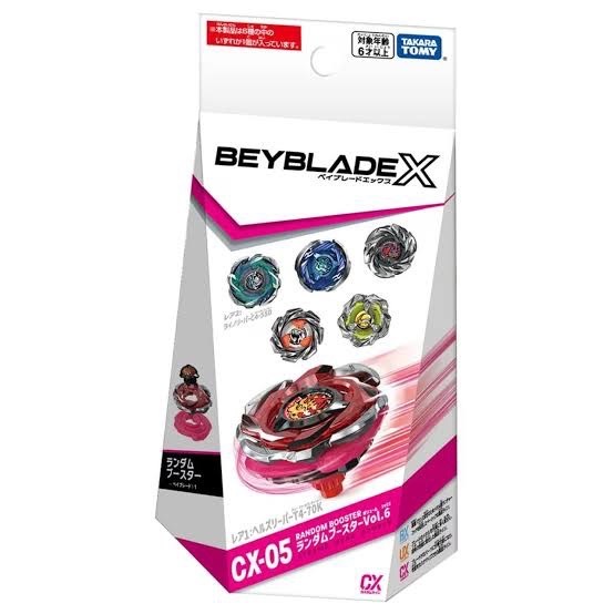[สินค้าพร้อมจัดส่ง] BEYBLADE X CX-05 : Random Booster Random Booster Vol.6  (LOT HK) ของแท้ Takara T